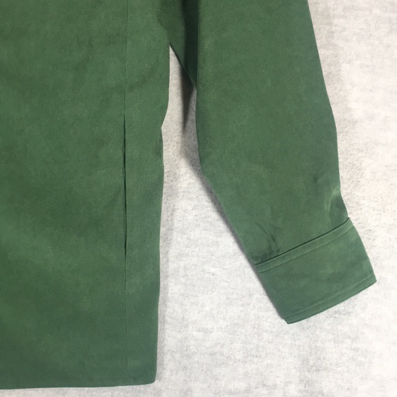 BOB MACKIE St. Patrick’s Day Oversized Relaxed Fit Suede Cloth Statement Piece - Picture 5 of 16